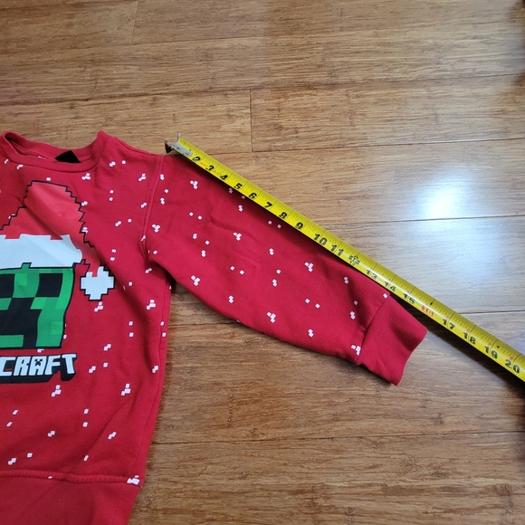 Minecraft Creeper Holiday Christmas Sweater Mad Engine Size S - Picture 5 of 11